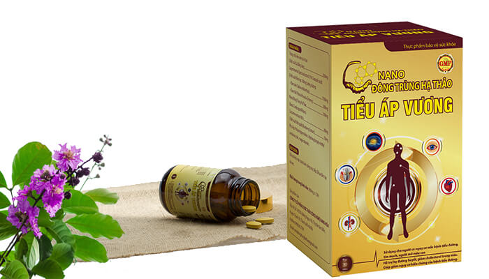 Hộp Tiểu Áp Vương 30 viên nén với chiết xuất lá bằng lăng
